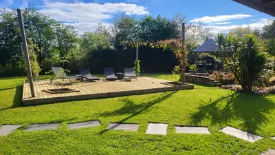 Jardin de l'établissement Le coup de foudre