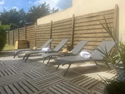 Plan de l'établissement Le 4 Maison de charme proche de la plage wifi