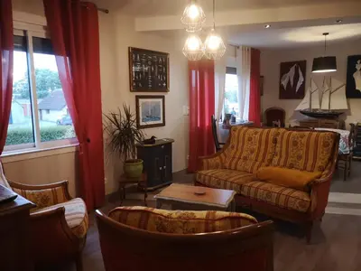 Coin salon dans l'établissement La maison du bonheur