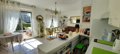 Cuisine ou kitchenette dans l'établissement Studio Cabourg - Résidence Prince Albert
