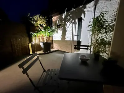 Coin salon dans l'établissement Appartement T.3 - Bord de mer