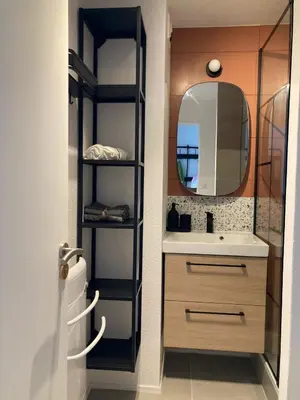 Salle de bains dans l'établissement Cabourg T2 Front de Mer - Proche Thalasso
