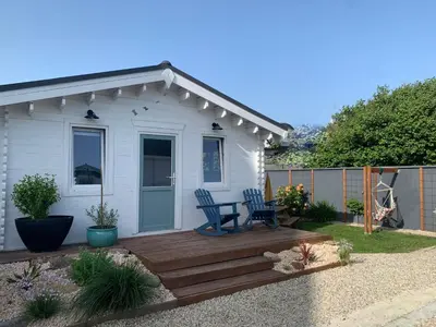 Jardin de l'établissement Cottage Le Cerf-volant
