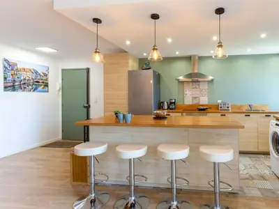 Cuisine ou kitchenette dans l'établissement Apartment Cap Cabourg-29 by Interhome