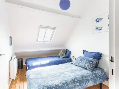 Un ou plusieurs lits dans un hébergement de l'établissement Apartment La Vigie by Interhome