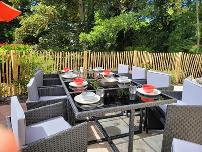 Restaurant ou autre lieu de restauration dans l'établissement LE LAVOIR Classé 5***** BAYEUX Centre 9 Personnes