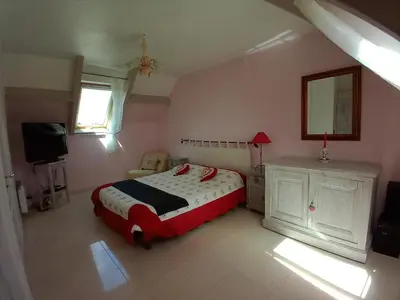 Un ou plusieurs lits dans un hébergement de l'établissement Domaine Normence en Baie du Mont St Michel