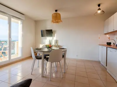 Cuisine ou kitchenette dans l'établissement Studio La Presqu'île-19 by Interhome