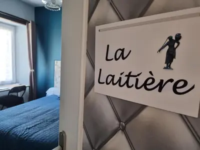 Un ou plusieurs lits dans un hébergement de l'établissement La Demeure de Cathy
