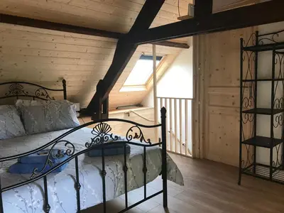 Un ou plusieurs lits dans un hébergement de l'établissement Ferme de Noyes Cottage