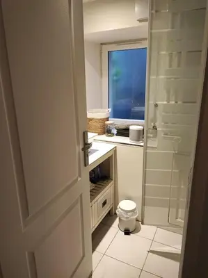 Cuisine ou kitchenette dans l'établissement Fourdray