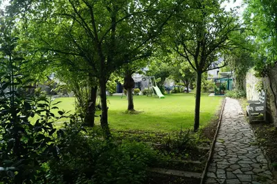 Jardin de l'établissement Normand'Histoire Chambres d'Hôtes