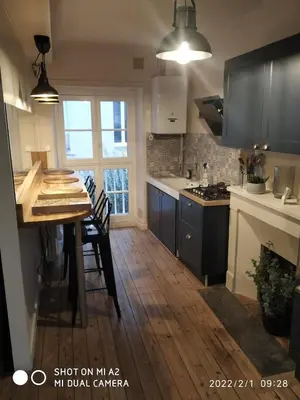 Cuisine ou kitchenette dans l'établissement SAMANDINE HOME