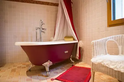Salle de bains dans l'établissement Lyolyl BnB