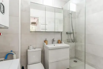 Salle de bains dans l'établissement Appartement Charly - Welkeys