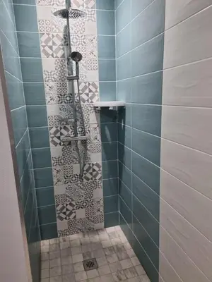 Salle de bains dans l'établissement Gite de la Courtoisie