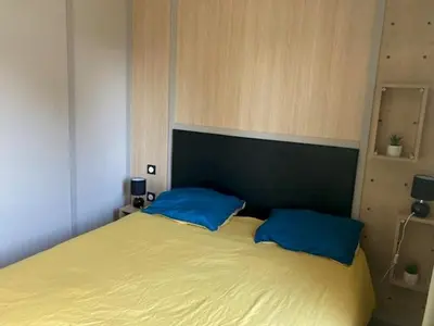 Un ou plusieurs lits dans un hébergement de l'établissement COTTAGE 4/5 pers