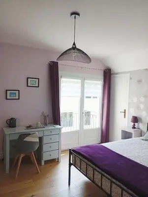 Un ou plusieurs lits dans un hébergement de l'établissement Entre mer et bocage