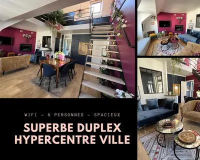 Plan de l'établissement Gallina, Duplex en centre ville sur le port de Caen
