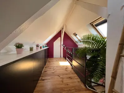 Plan de l'établissement Gallina, Duplex en centre ville sur le port de Caen