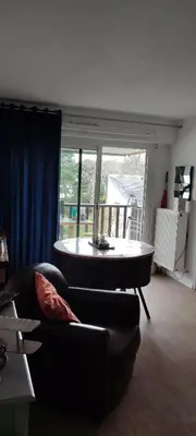 Coin salon dans l'établissement Bel Cabourg