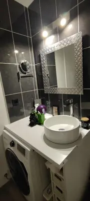 Salle de bains dans l'établissement Bel Cabourg