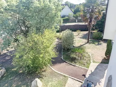 Jardin de l'établissement Maison plain pied 4 chambres, terrasse, jardin, parking, proche plage/commerces, Wi-Fi gratuite - FR-1-361-450