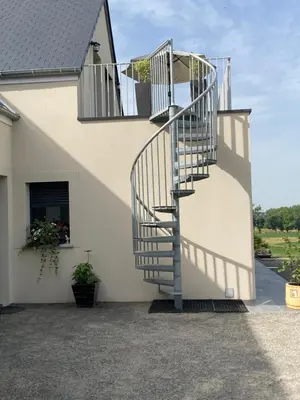 Plan de l'établissement Appartement Lu'ermael avec vue Mont Saint Michel