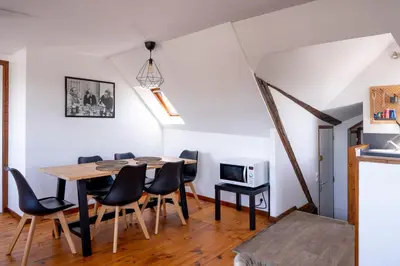 Plan de l'établissement Grand appartement spacieux sur les toits de Bayeux