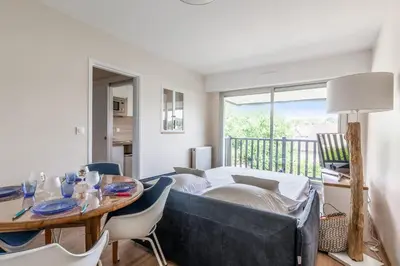Un ou plusieurs lits dans un hébergement de l'établissement Appartement Fellas - Welkeys