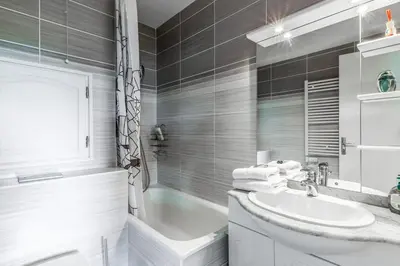 Salle de bains dans l'établissement Appartement Fellas - Welkeys