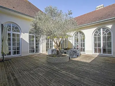 Jardin de l'établissement North Sea Family Haven