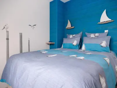 Un ou plusieurs lits dans un hébergement de l'établissement Tatihou Island Retreat
