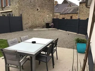 Terrasse ou espace extérieur de l'établissement Maison proche Mont Saint Michel