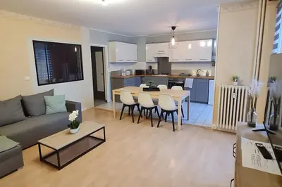 Plan de l'établissement Appartement idéal mission pro et télétravail