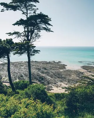 Paysage naturel près de la maison de vacances
