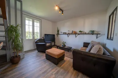 Coin salon dans l'établissement Zénithouse