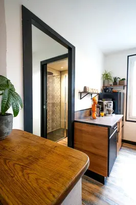 Cuisine ou kitchenette dans l'établissement Zénithouse