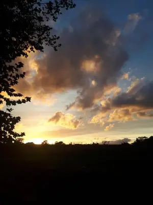 Paysage naturel près de la maison de vacances
