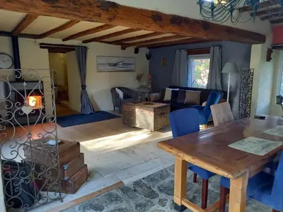 Coin salon dans l'établissement Le Hamelinet