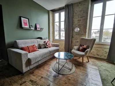 Coin salon dans l'établissement L'appart de Léo et Soso