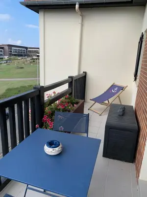 Balcon ou terrasse dans l'établissement 2 Pieces acces Mer et Thalasso