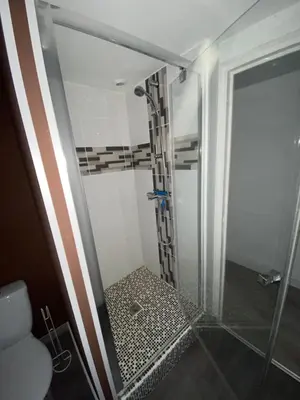 Salle de bains dans l'établissement La Dilichambre