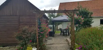 Jardin de l'établissement Chalet insolite