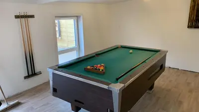 Billard dans l'établissement Maison bord de mer Chez JuJu