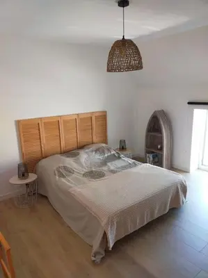 Un ou plusieurs lits dans un hébergement de l'établissement Maison mer Manche Cotentin Créances
