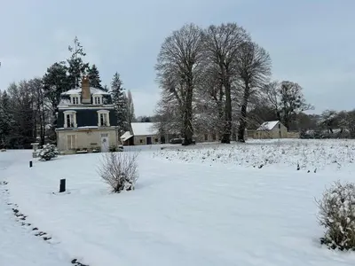 L'établissement La demeure de Paule en hiver