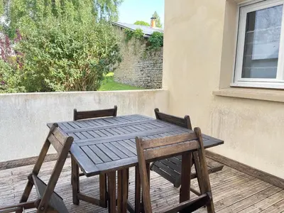 Terrasse ou espace extérieur de l'établissement Le Mulberry - Collection La 21ème Planche