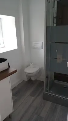Salle de bains dans l'établissement Logement avec tranquillité absolue