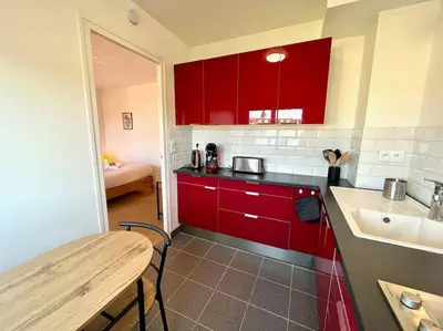 Cuisine ou kitchenette dans l'établissement Giena - SILS